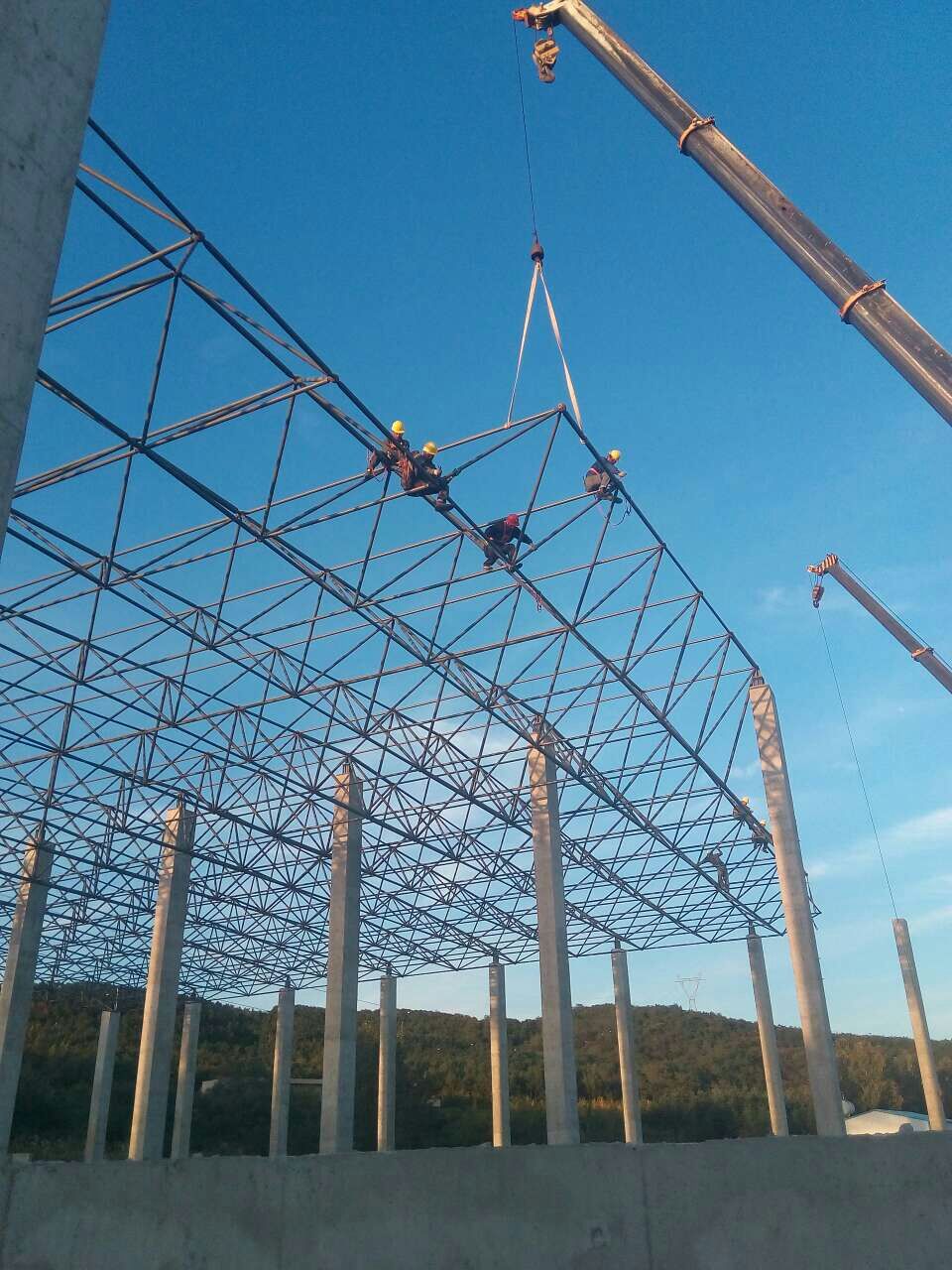 白銀汪清物流園網(wǎng)架
