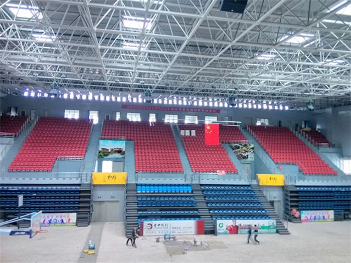 白銀阜新電廠體育館網(wǎng)架加工
