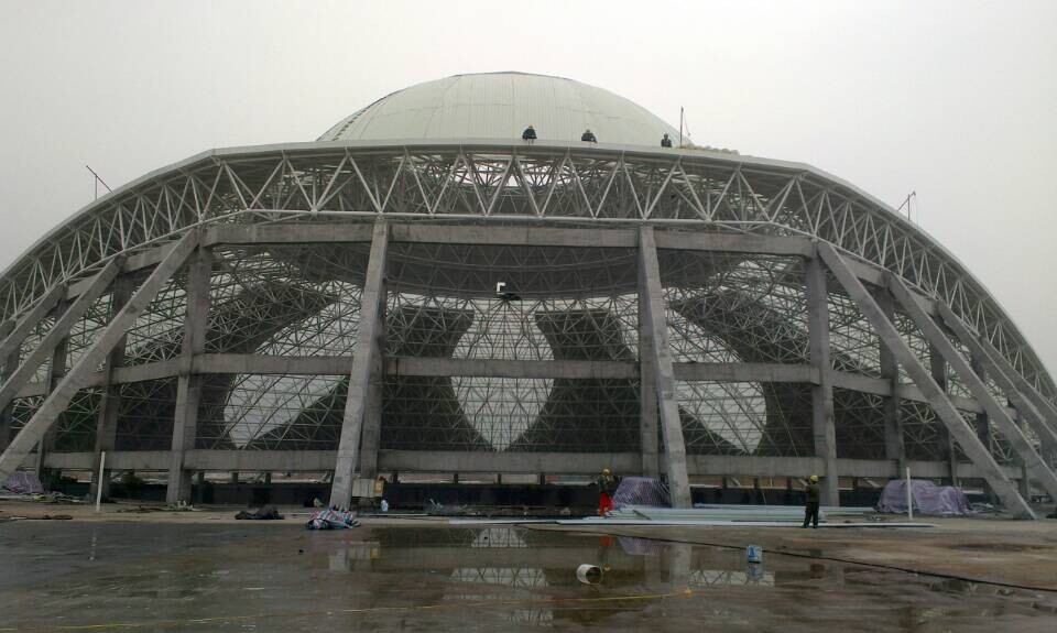 辛集溫泉館網(wǎng)架工程
